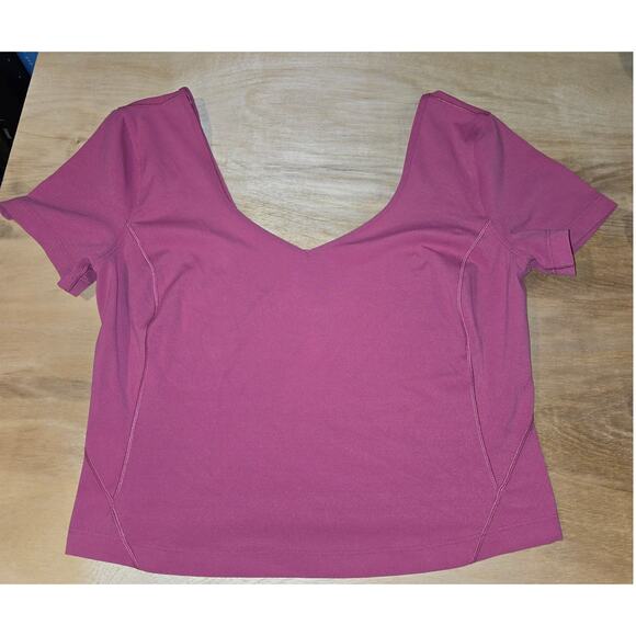 lululemon Align™ T-shirt pink 17" pit to pit - Picture 1 of 4